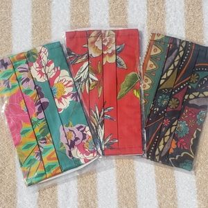 Johnny Was 3 Pack of Beautiful Masks